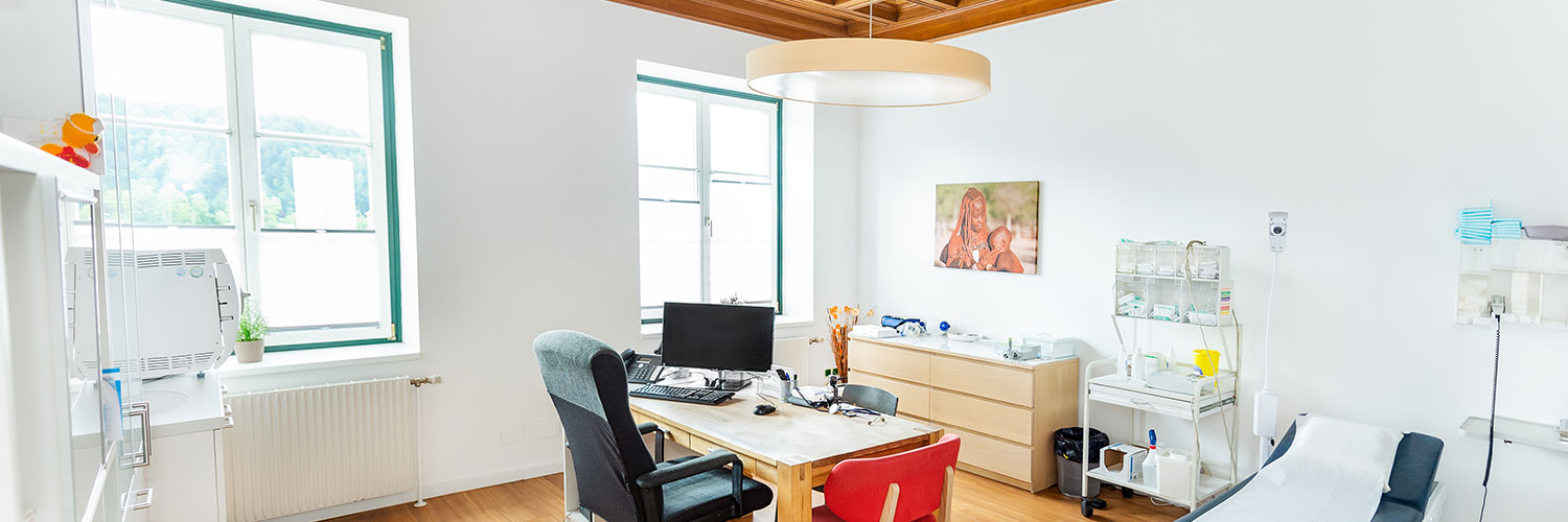 Arzt Altaussee - Dr. Wallner - Behandlungszimmer